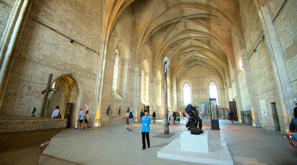 Avignon City Centre which includes interior views, heritage elements and a church or cathedral