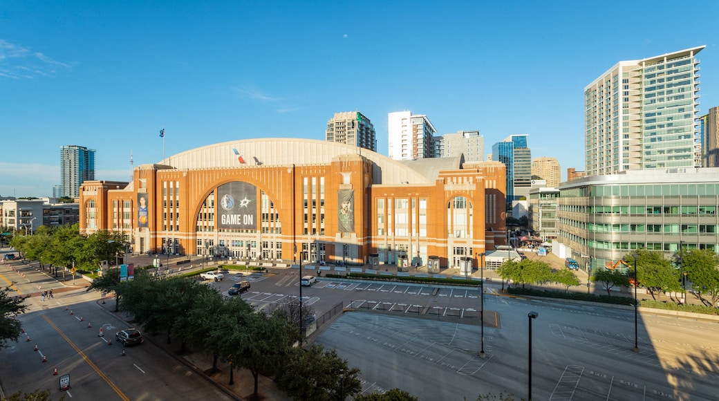 American Airlines Center showing a city