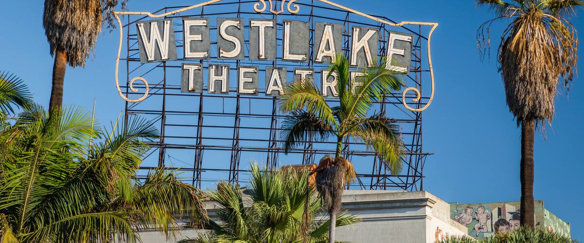 MacArthur Park showing signage