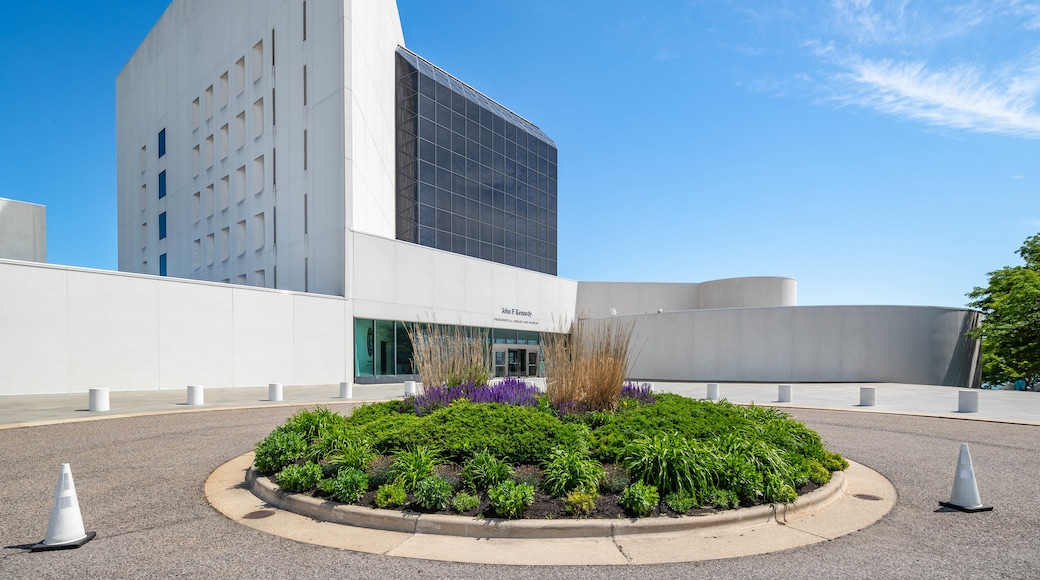 John F Kennedy Presidential Museum Library which includes a park