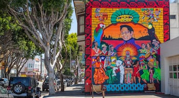 Mission District which includes outdoor art