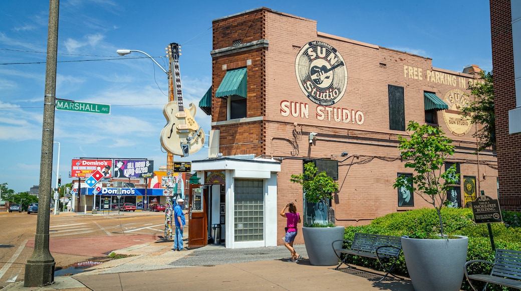 Sun Studio featuring signage