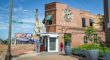 Sun Studio featuring signage