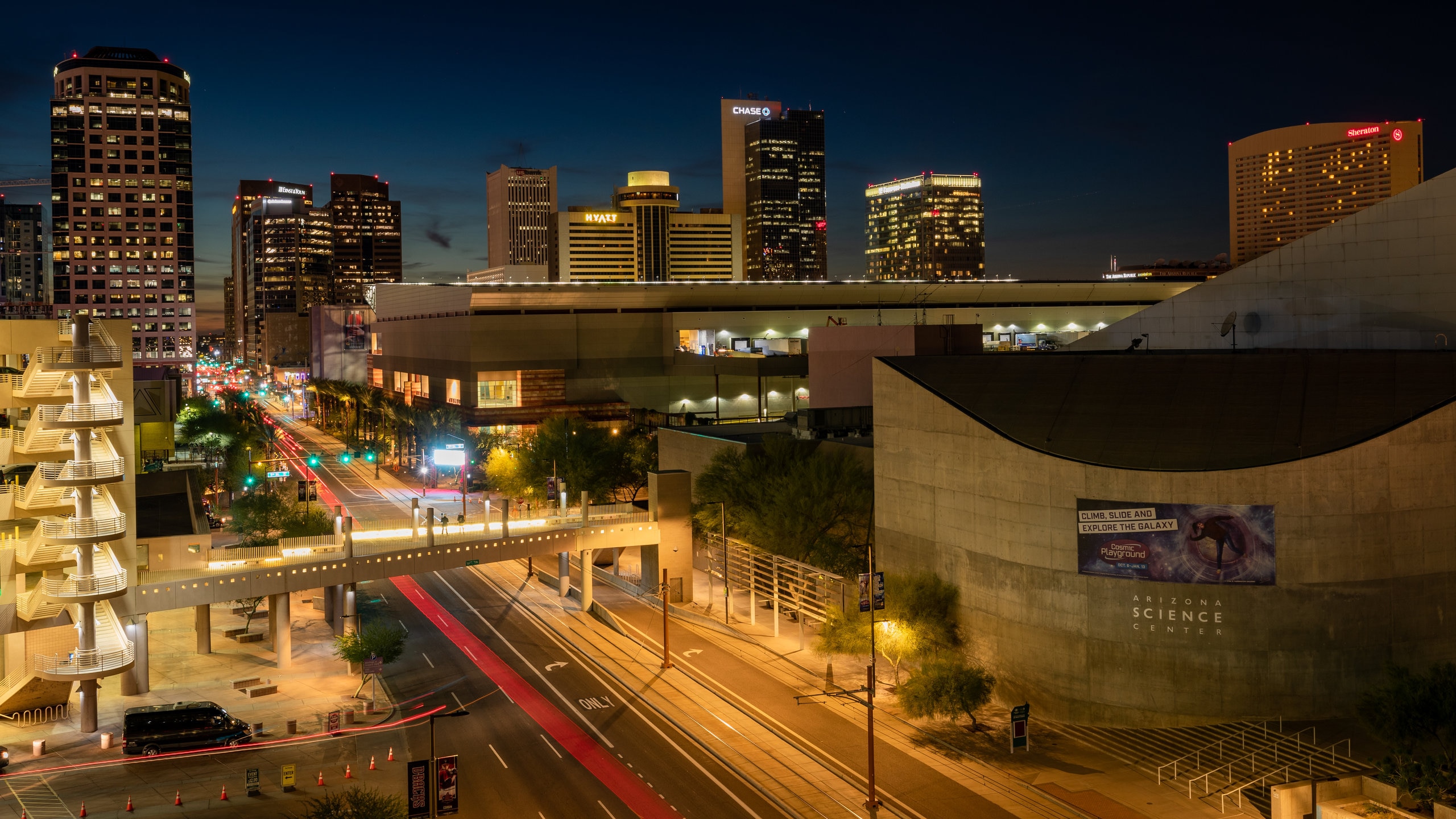 phoenix at night