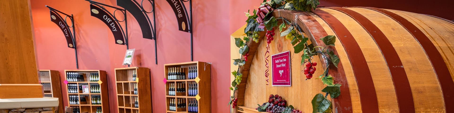 Mount Pleasant Winery featuring interior views