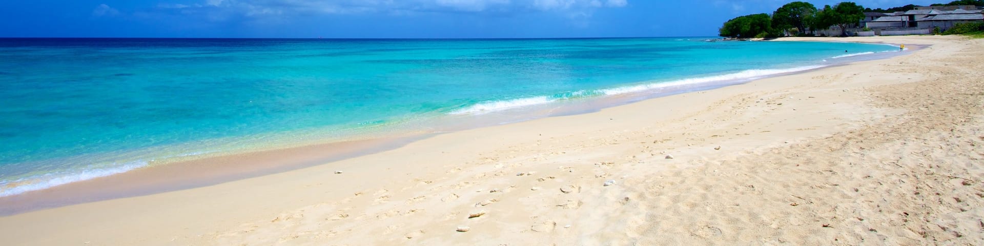 Paradise Beach which includes a sandy beach and landscape views