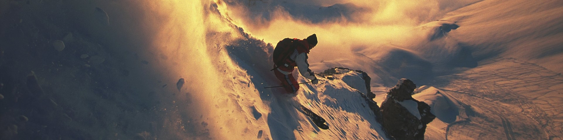 Lech am Arlberg featuring a sunset, mountains and snow