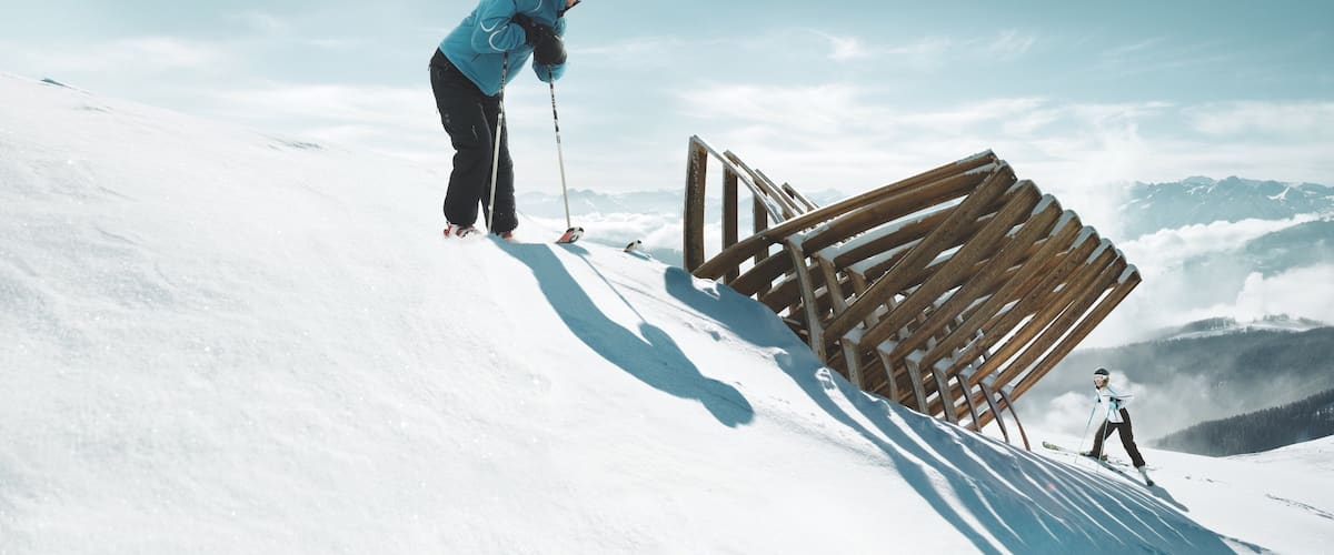 Zell am See montrant neige et ski aussi bien que homme