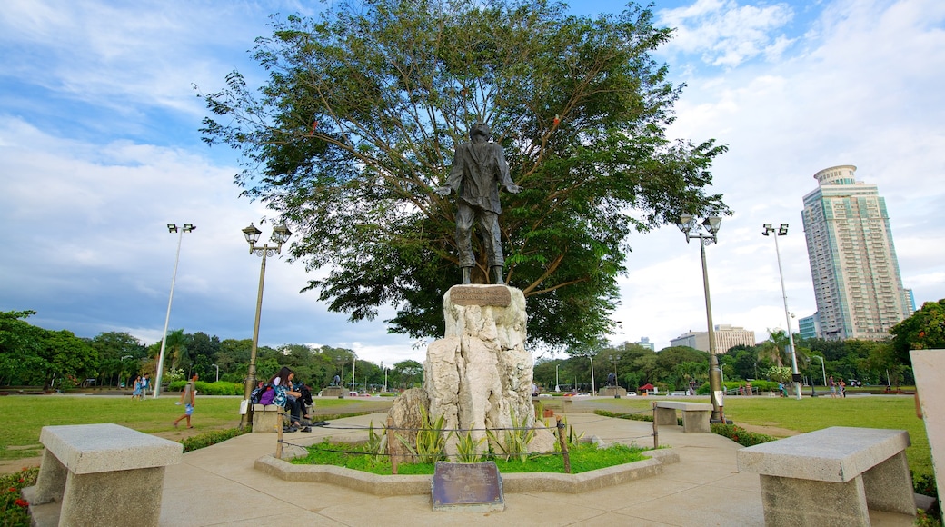 Rizal Park which includes a city, a monument and a park