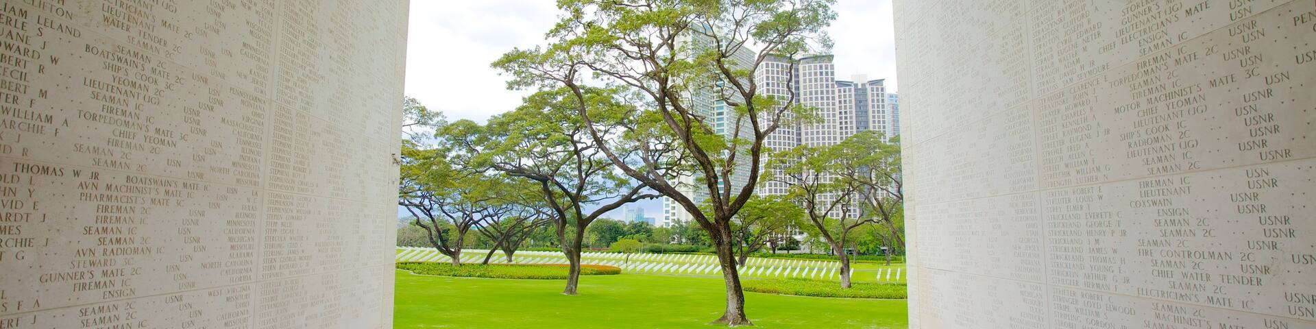 Manila featuring a garden, a city and a memorial