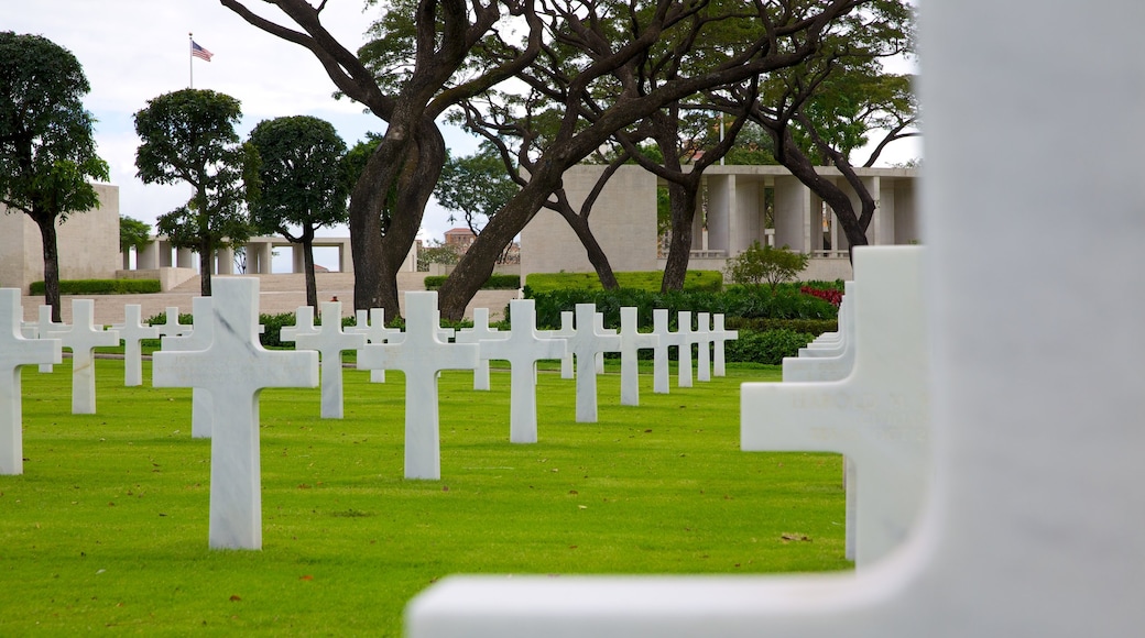 Manila which includes a memorial and a cemetery