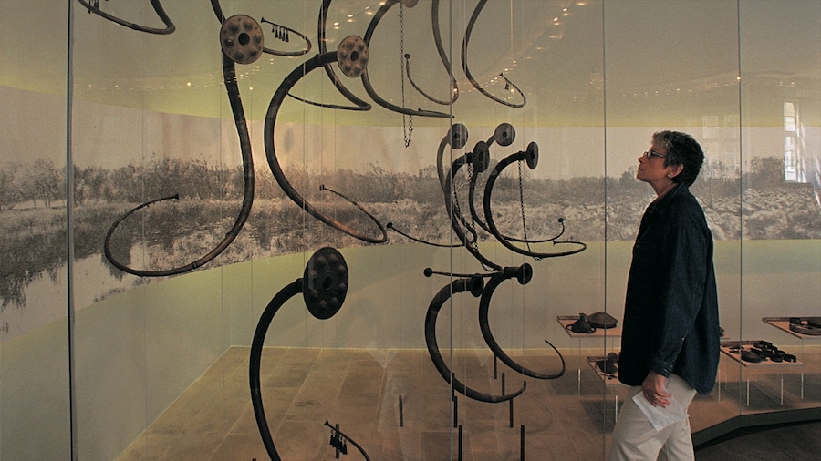 National Museum of Denmark featuring interior views as well as an individual male