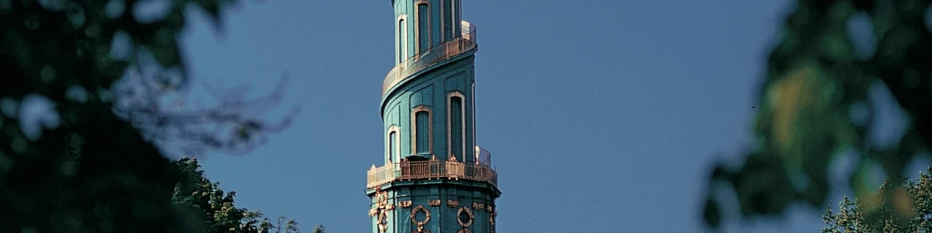 Church of Our Saviour showing heritage architecture, a church or cathedral and skyline
