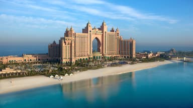 Dubai Emirate which includes a luxury hotel or resort, tropical scenes and general coastal views