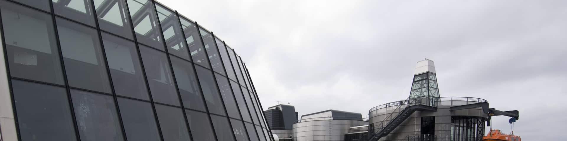 Norwegian Petroleum Museum showing modern architecture