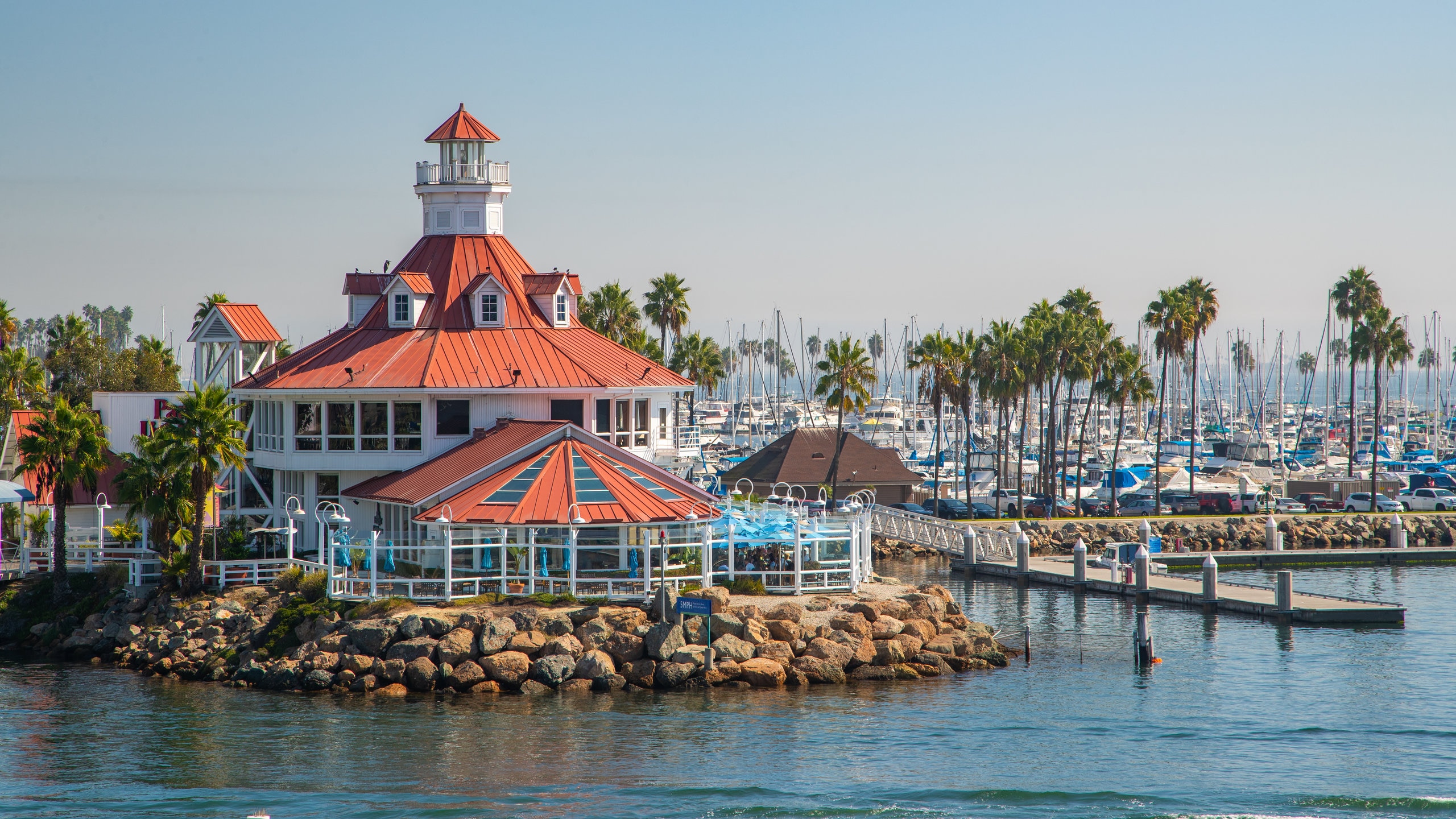 Shoreline Village showing a bay or harbor