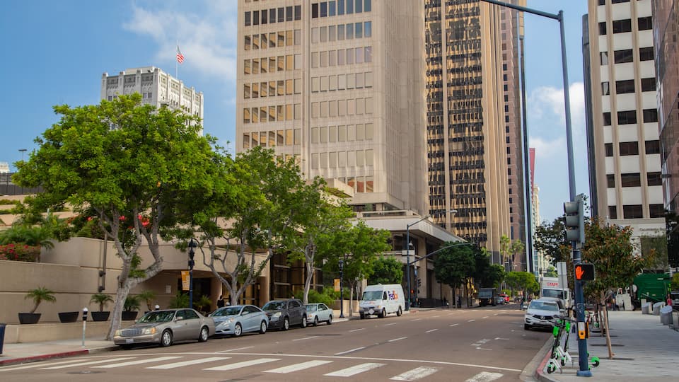 Civic Core showing a city