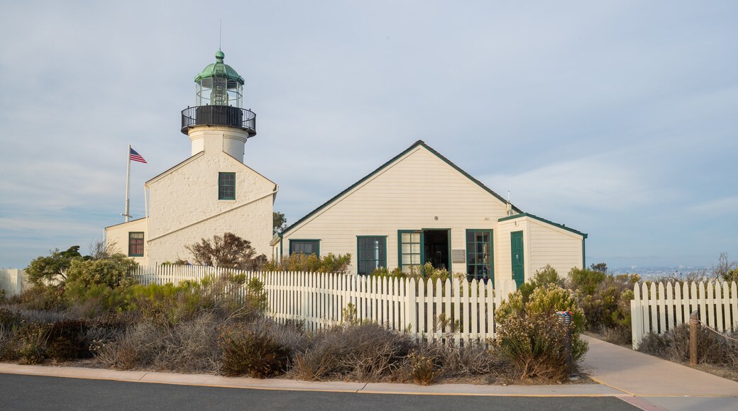 Point Loma Lighthouse featuring a lighthouse