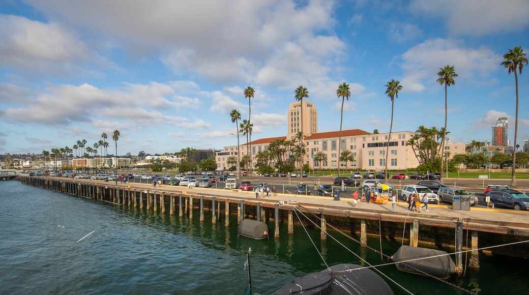 Maritime Museum of San Diego featuring a bay or harbor