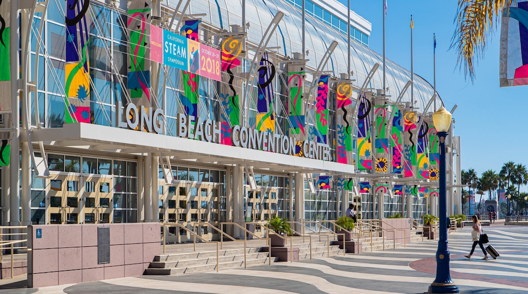 Long Beach Convention and Entertainment Center featuring signage