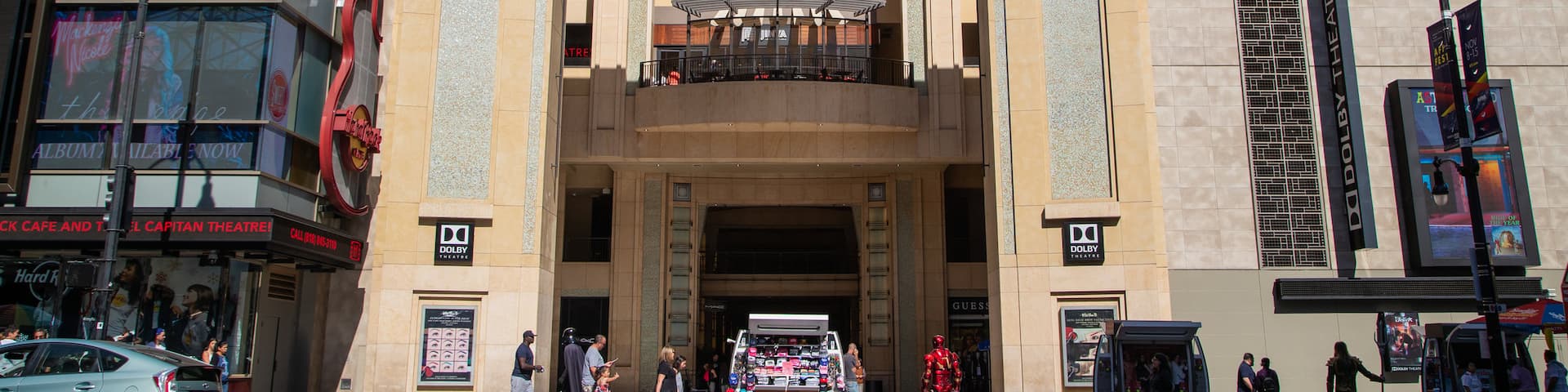 Dolby Theater which includes street scenes and signage