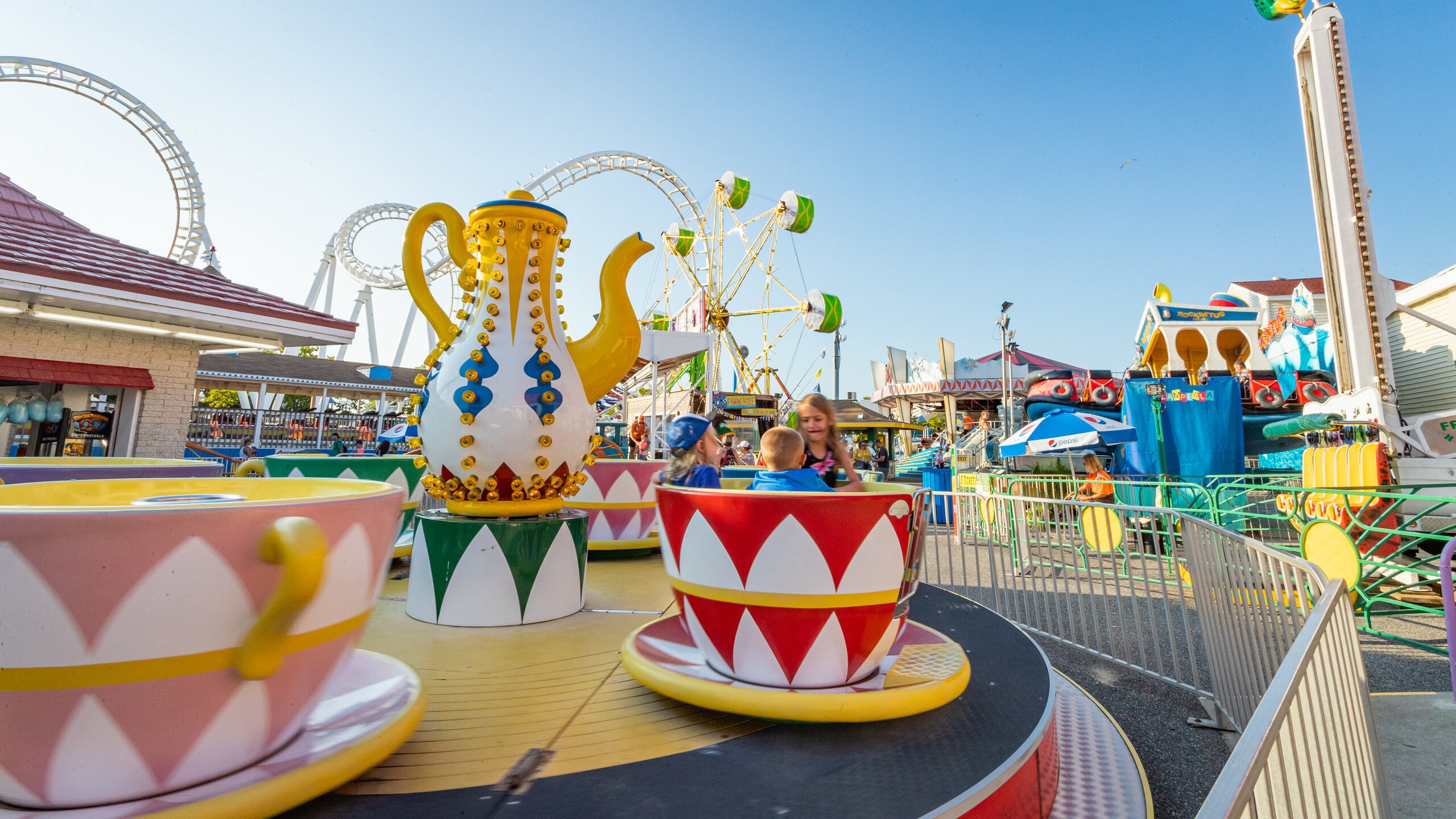 Trimper Rides Trimpers Ocean City Ocean City Maryland Jul 1 Trimpers Stock Photo