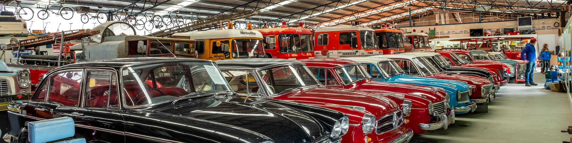 National Transport & Toy Museum showing interior views and heritage elements