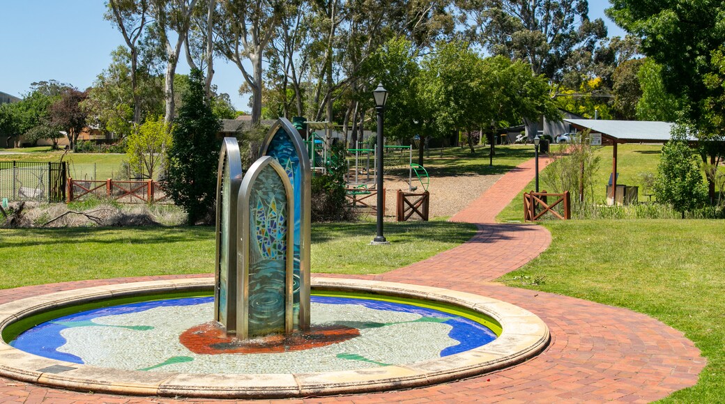 Hahndorf showing a garden and a fountain