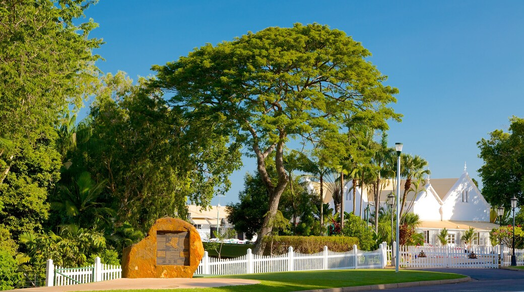 The Esplanade featuring a garden