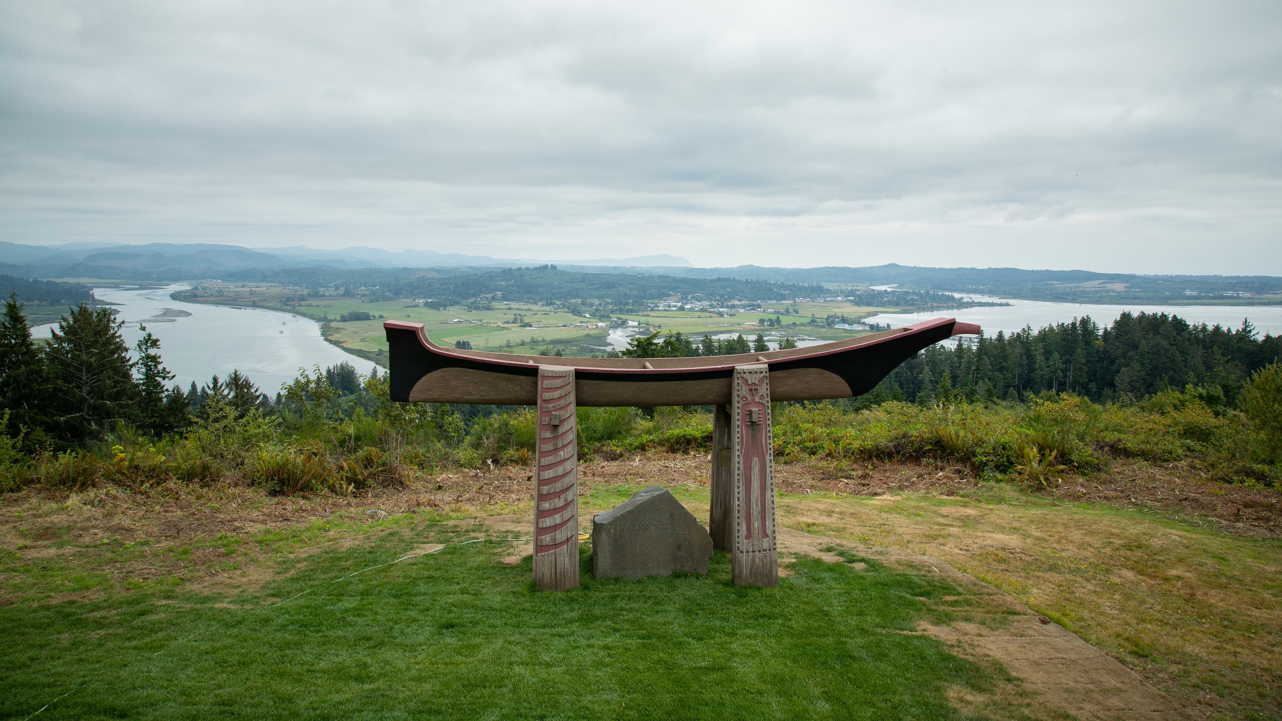 Astoria Column featuring landscape views and views