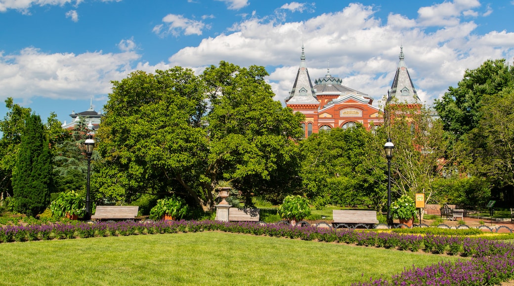 Arts and Industries Building featuring a park