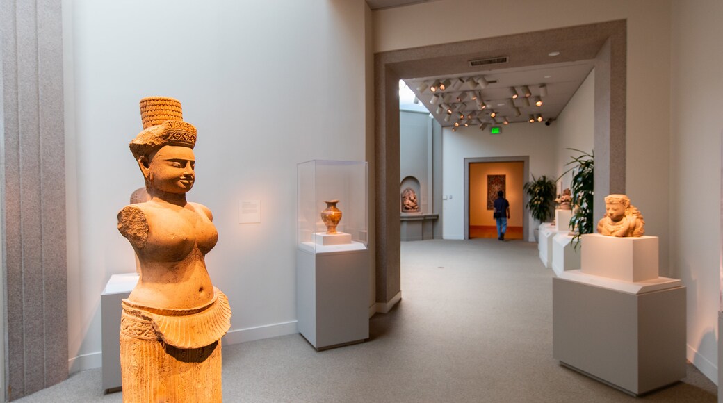 Arthur M. Sackler Gallery which includes interior views and art