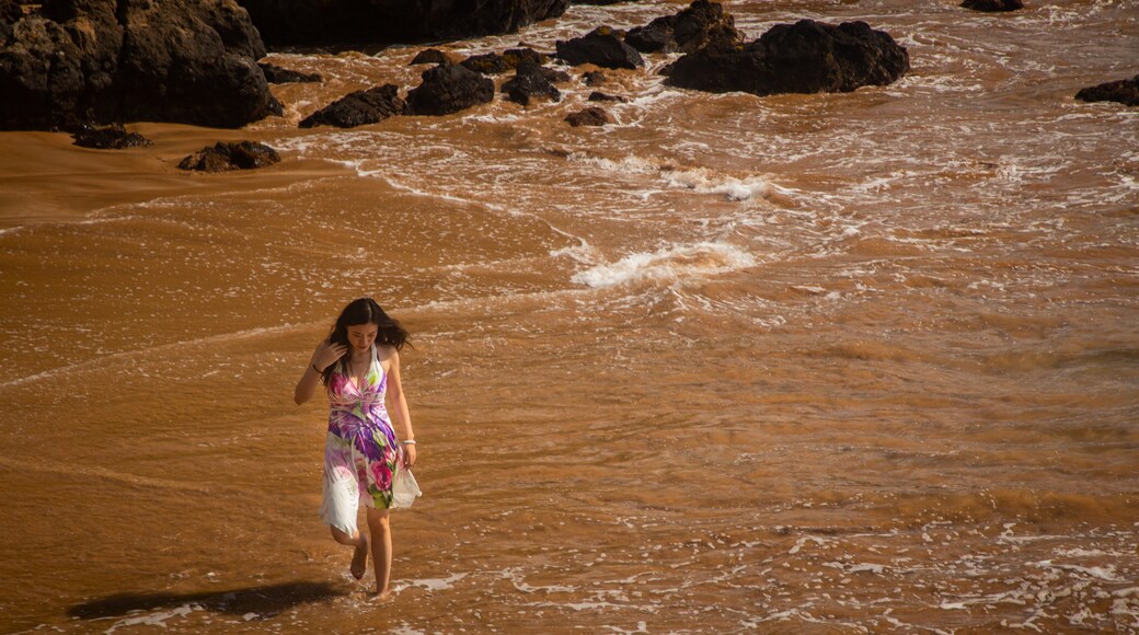 Makena Landing Park which includes general coastal views as well as an individual femail