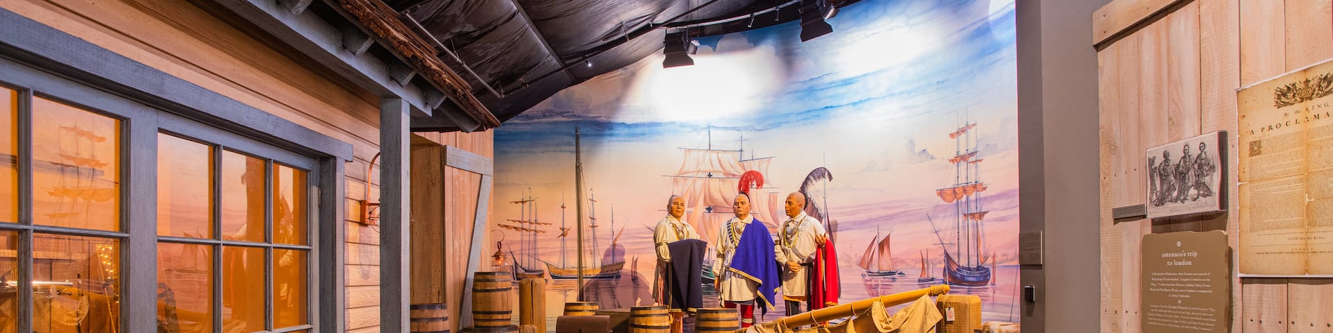 Museum of the Cherokee Indian showing interior views