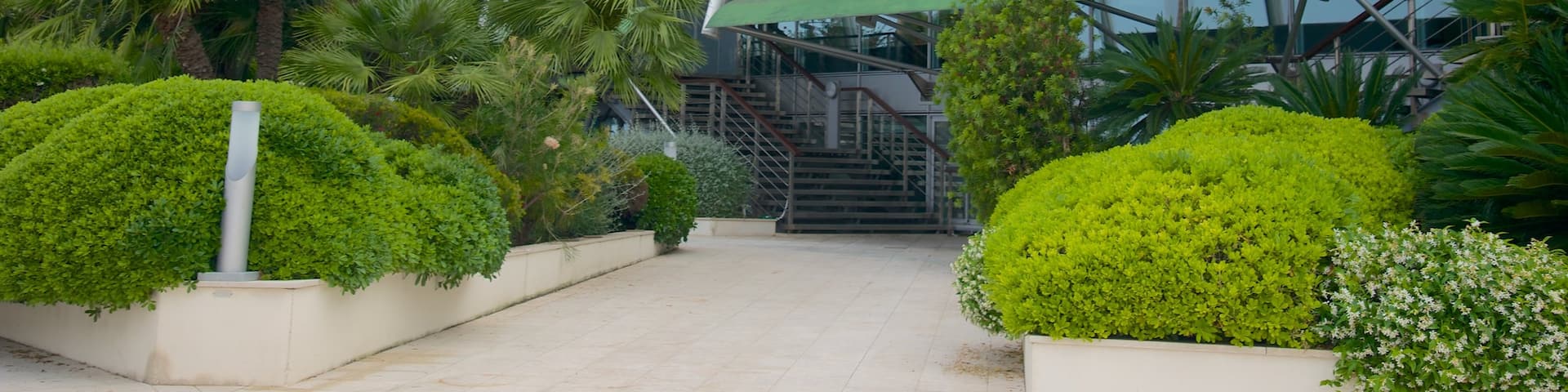 Grimaldi Forum showing a park