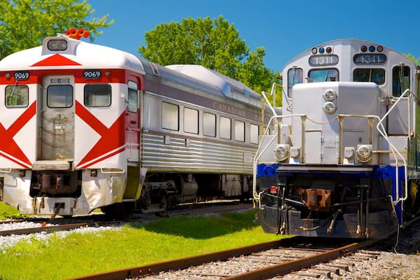 Canadian Railway Museum welches beinhaltet Eisenbahnbetrieb