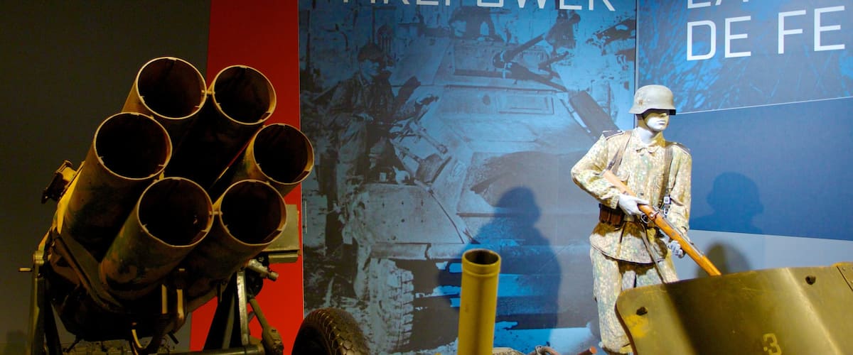 Canadian War Museum which includes interior views and military items