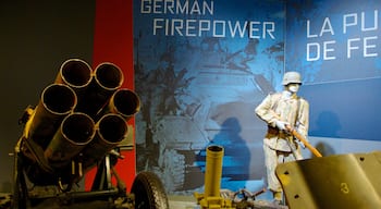 Canadian War Museum featuring interior views and military items