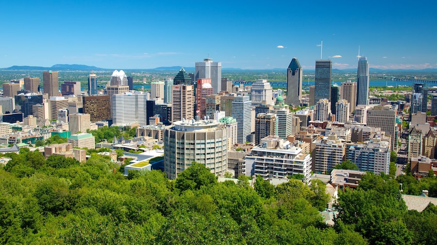 Parc du Mont-Royal das einen Landschaften, Skyline und Stadt