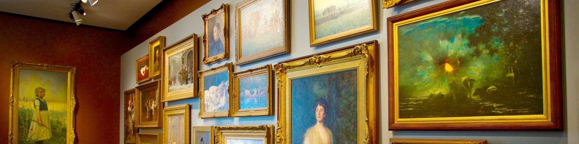 Montreal Museum of Fine Arts featuring interior views and art