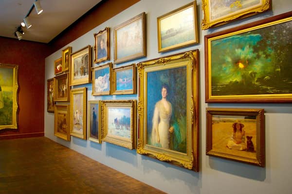 Montreal Museum of Fine Arts mit einem Innenansichten und Kunst