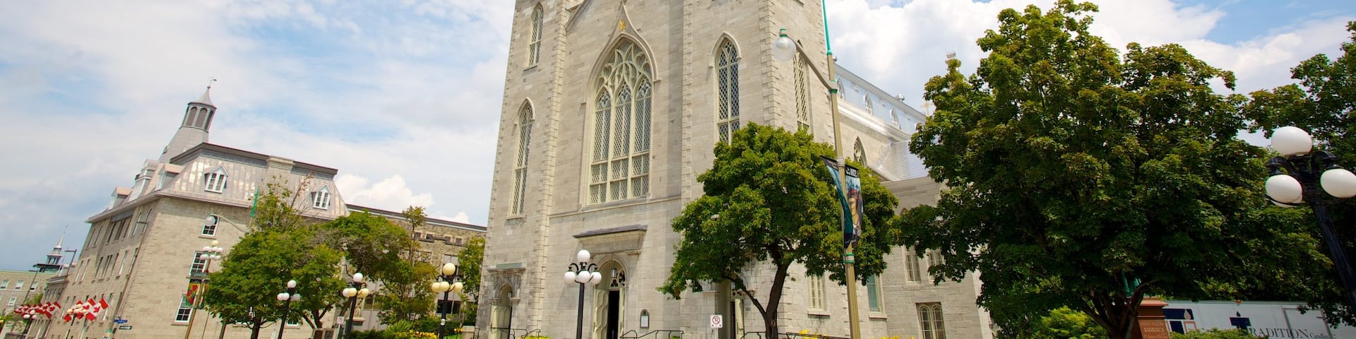 Notre-Dame Cathedral Basilica das einen Stadt, Geschichtliches und Kirche oder Kathedrale