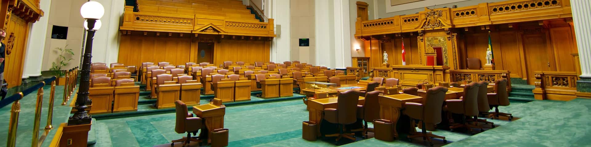 Saskatchewan Legislative Building which includes heritage elements, interior views and heritage architecture