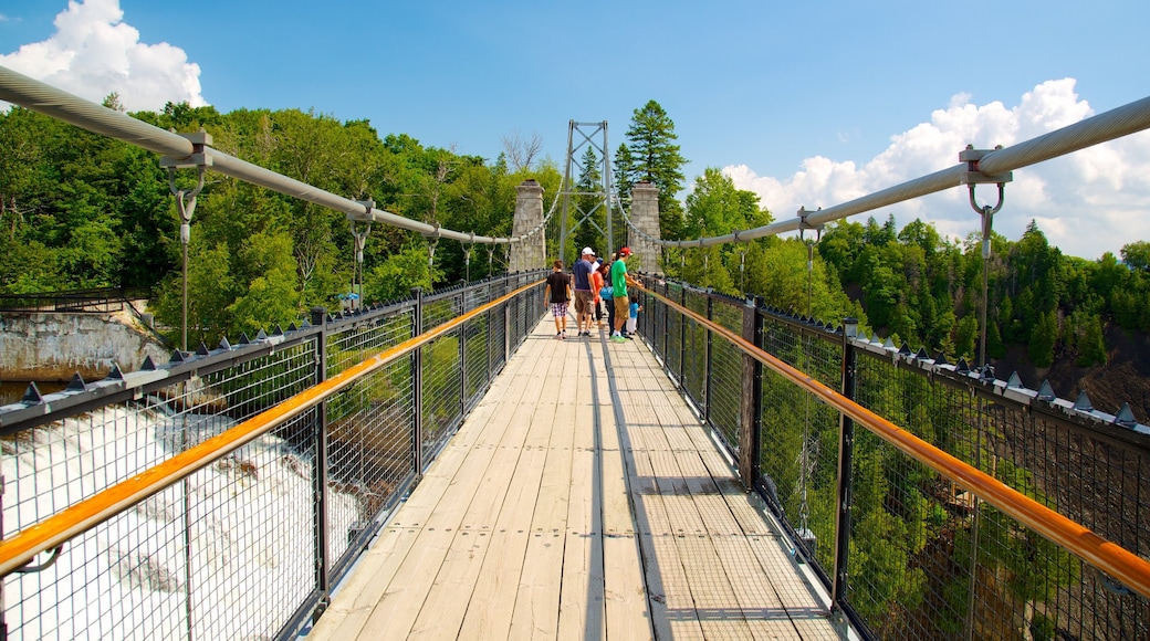 Chute Montmorency montrant vues, cascade et randonnée ou marche à pied