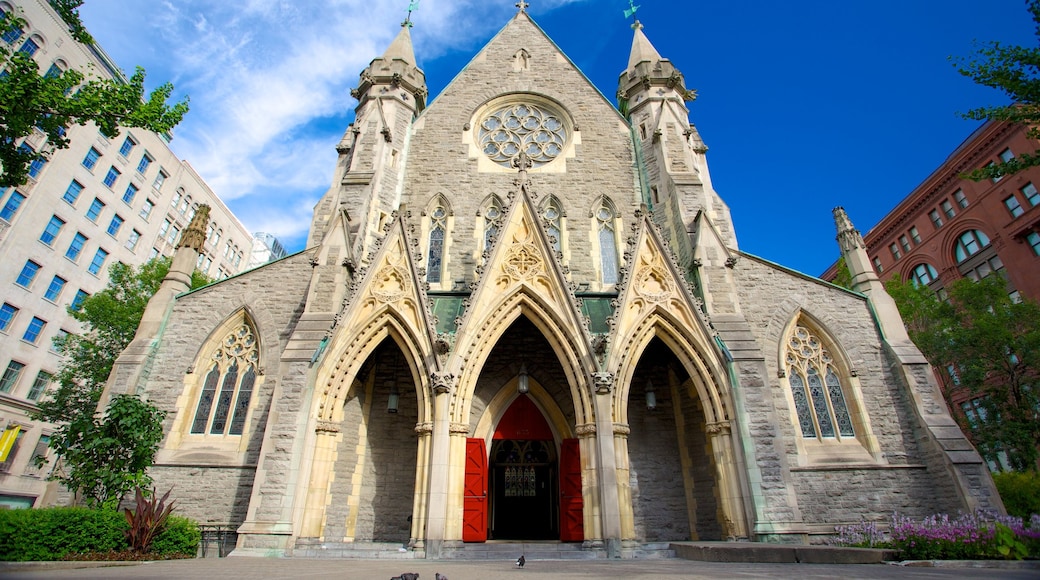 Christ Church Cathedral presenterar historiska element, historisk arkitektur och religiösa element