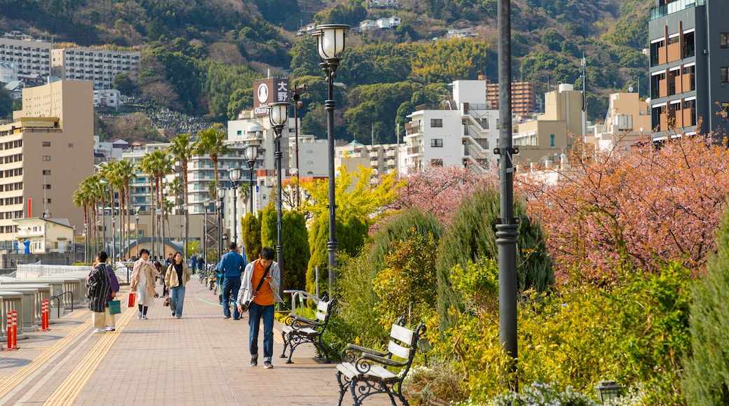 Atami Sun Beach featuring a garden and street scenes