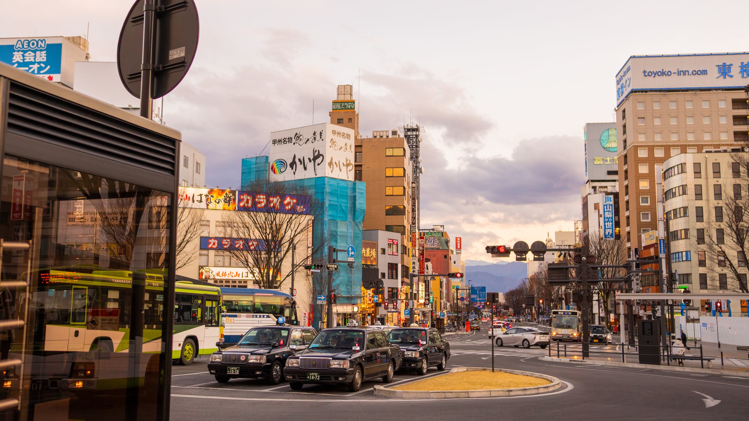 Kofu showing a city