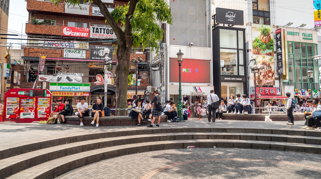 Amerika-Mura Triangle Park which includes street scenes