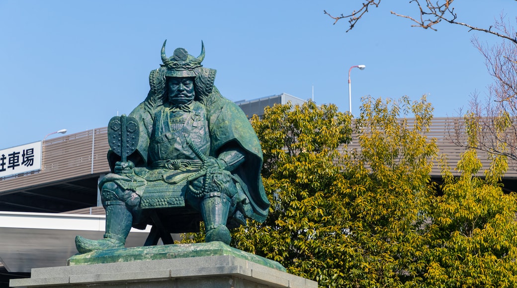 Takeda Shingen Statue which includes a statue or sculpture and heritage elements