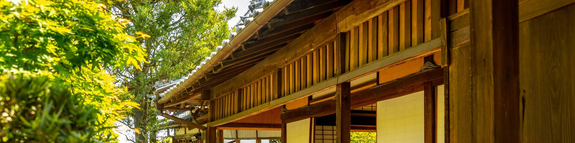 Shinyakushiji Temple showing heritage elements
